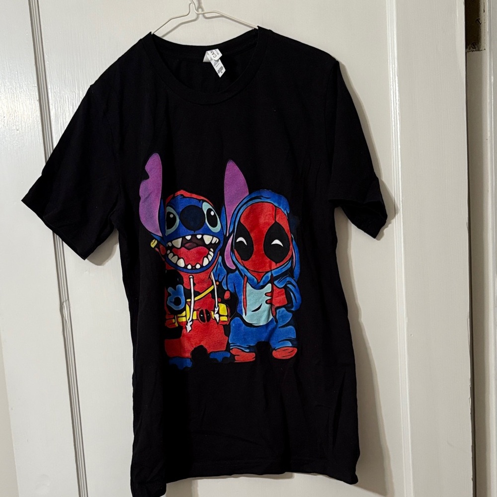 Unisex Graphic T-Shirt Stitch and Deadpool